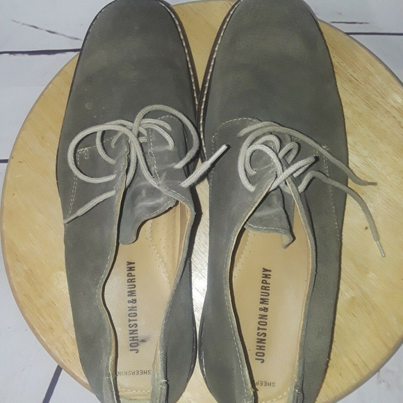 Johnston Murphy Mens suede oxford shoes 10.5 main image 3